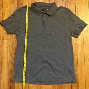 Banana Republic Luxury Touch Performance Polo - Dark Heather Grey - Large